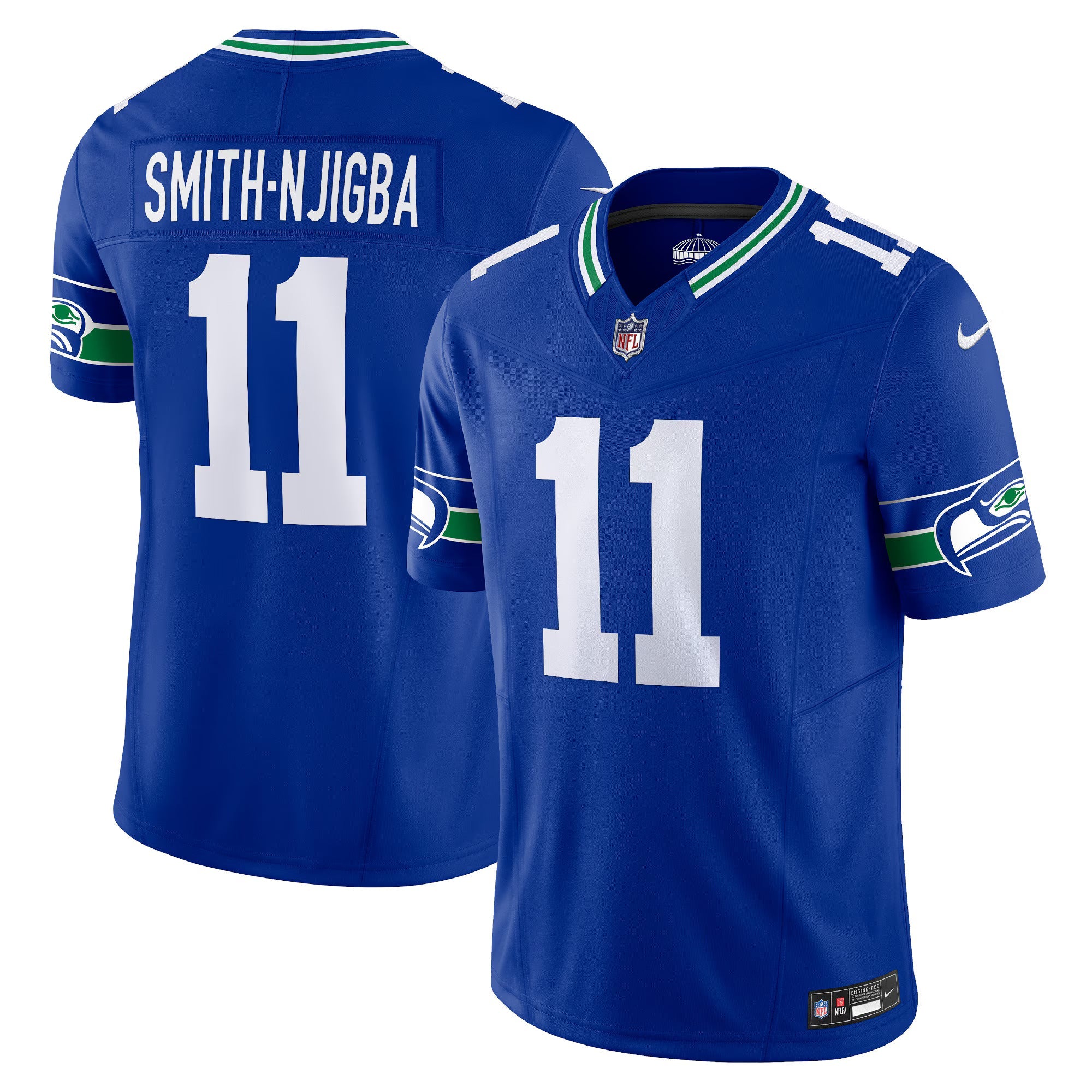 Seattle Seahawks Jaxon Smith-Njigba Royal Alternate Vapor F.U.S.E. Limited Jersey
