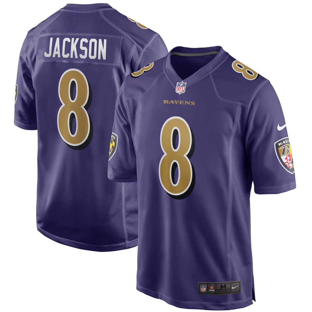 Baltimore Ravens Lamar Jackson Purple Alternate Game Jersey
