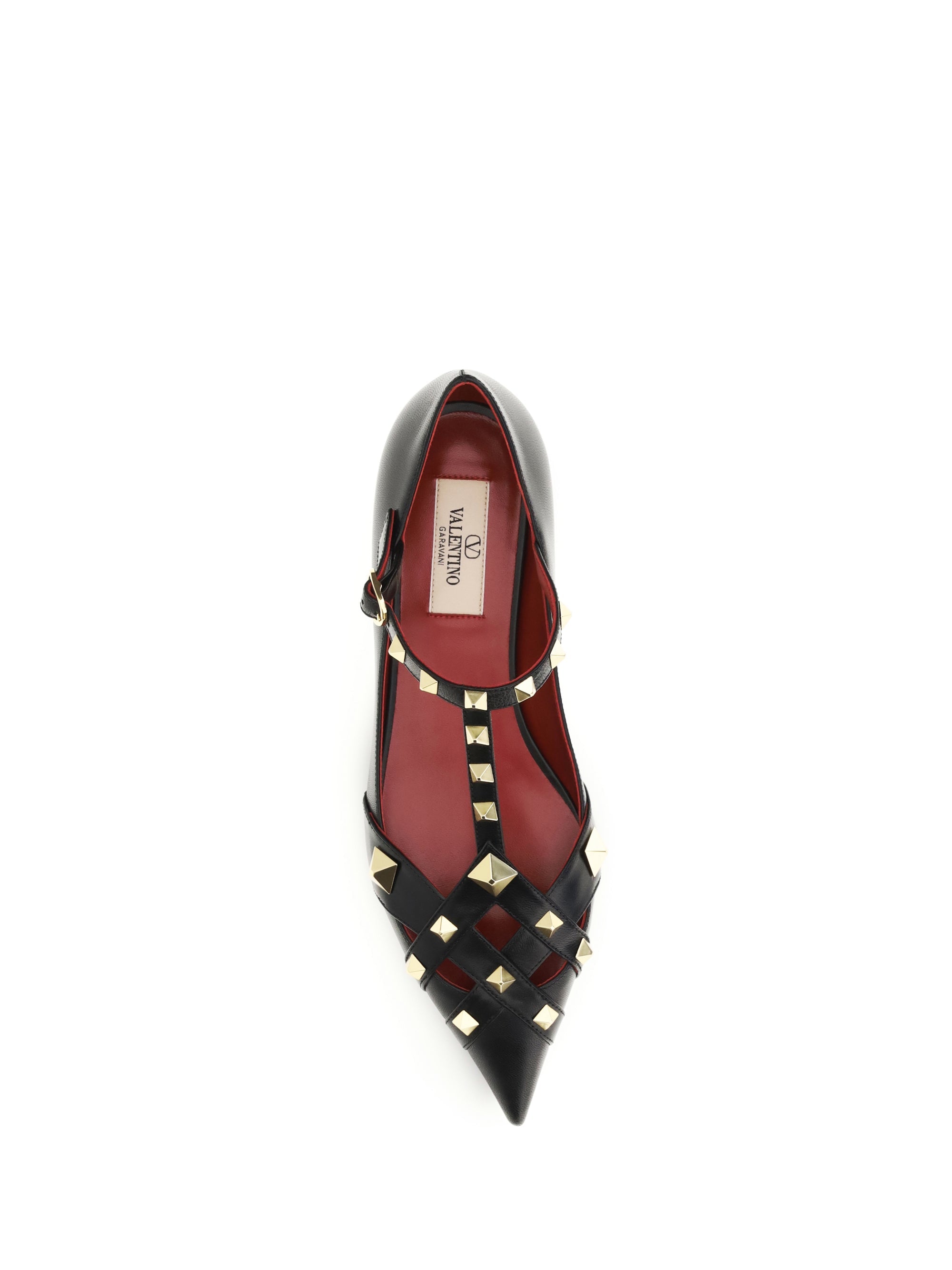 Valentino Garavani Women Studdy Ballerinas In Kidskin