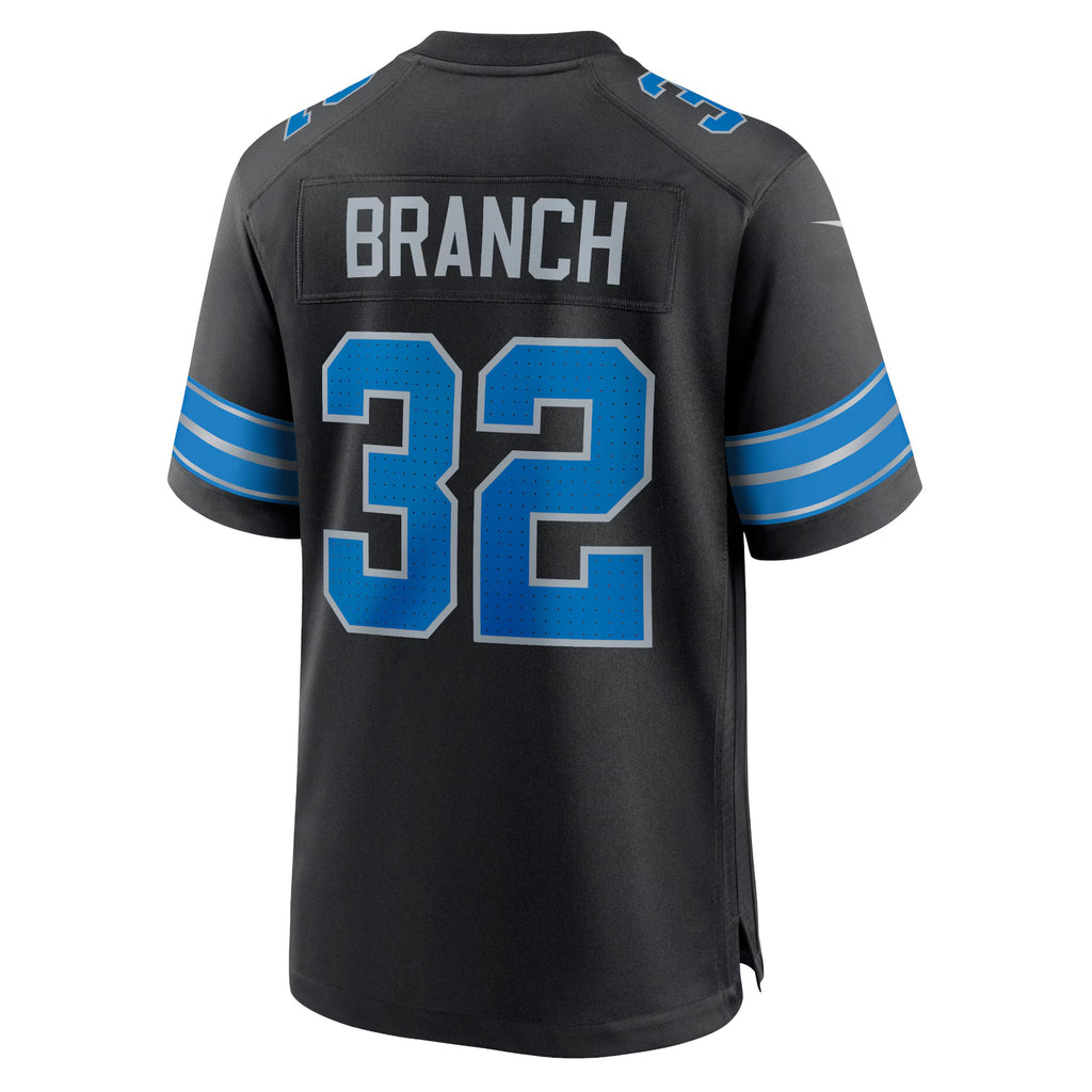 Detroit Lions Brian Branch Black Alternate Game Jersey
