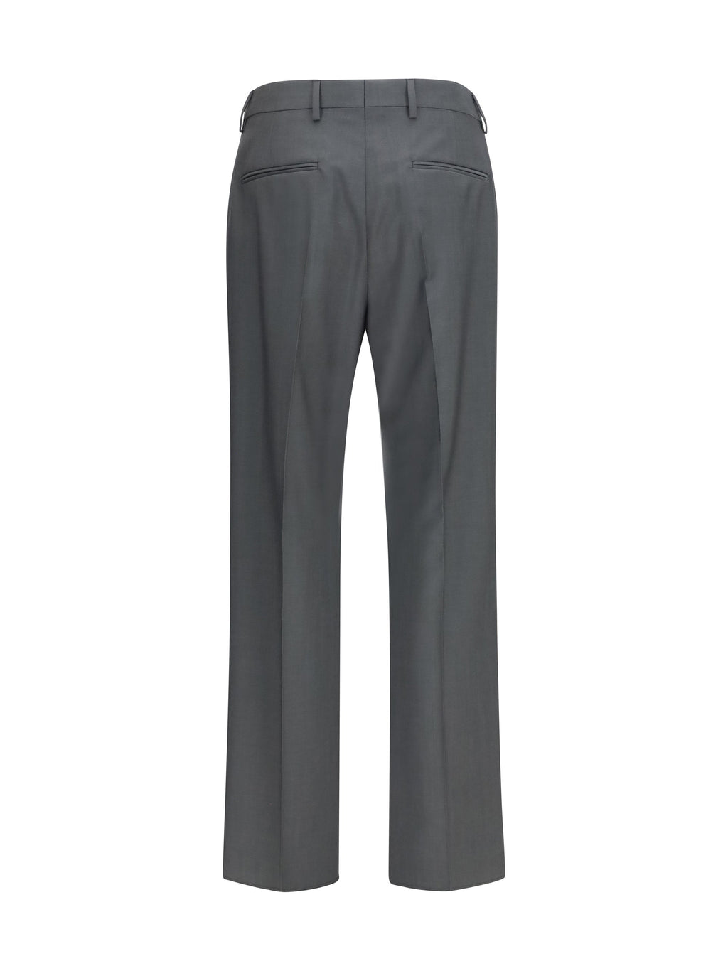 Valentino Men Wool And Mohair Tailored Pants