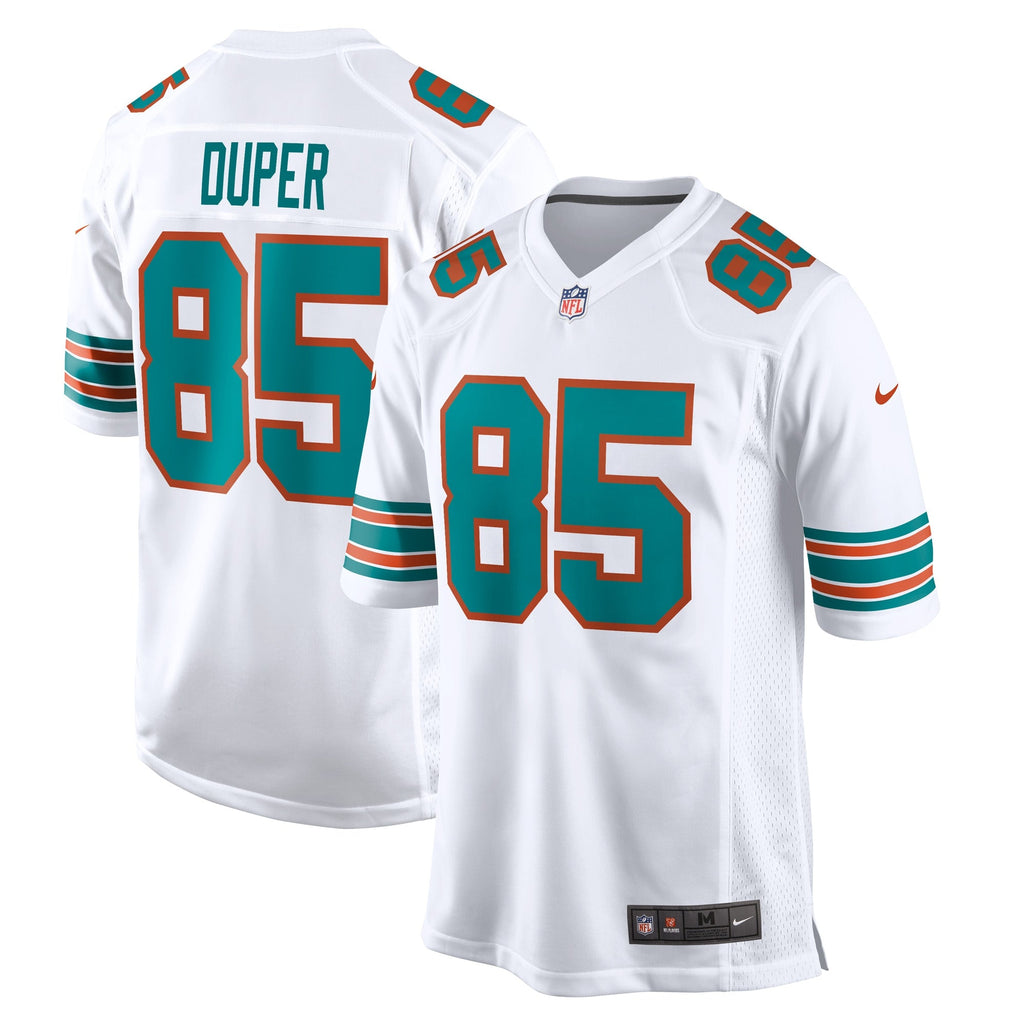 Miami Dolphins Mark Duper White Retired Player Jersey