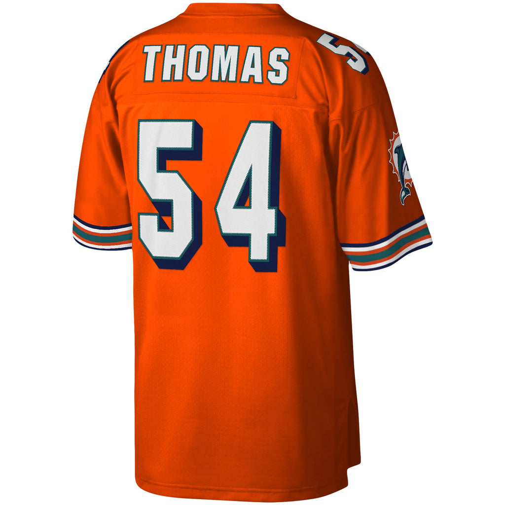 Miami Dolphins Zach Thomas Mitchell & Ness Orange Legacy Replica Jersey