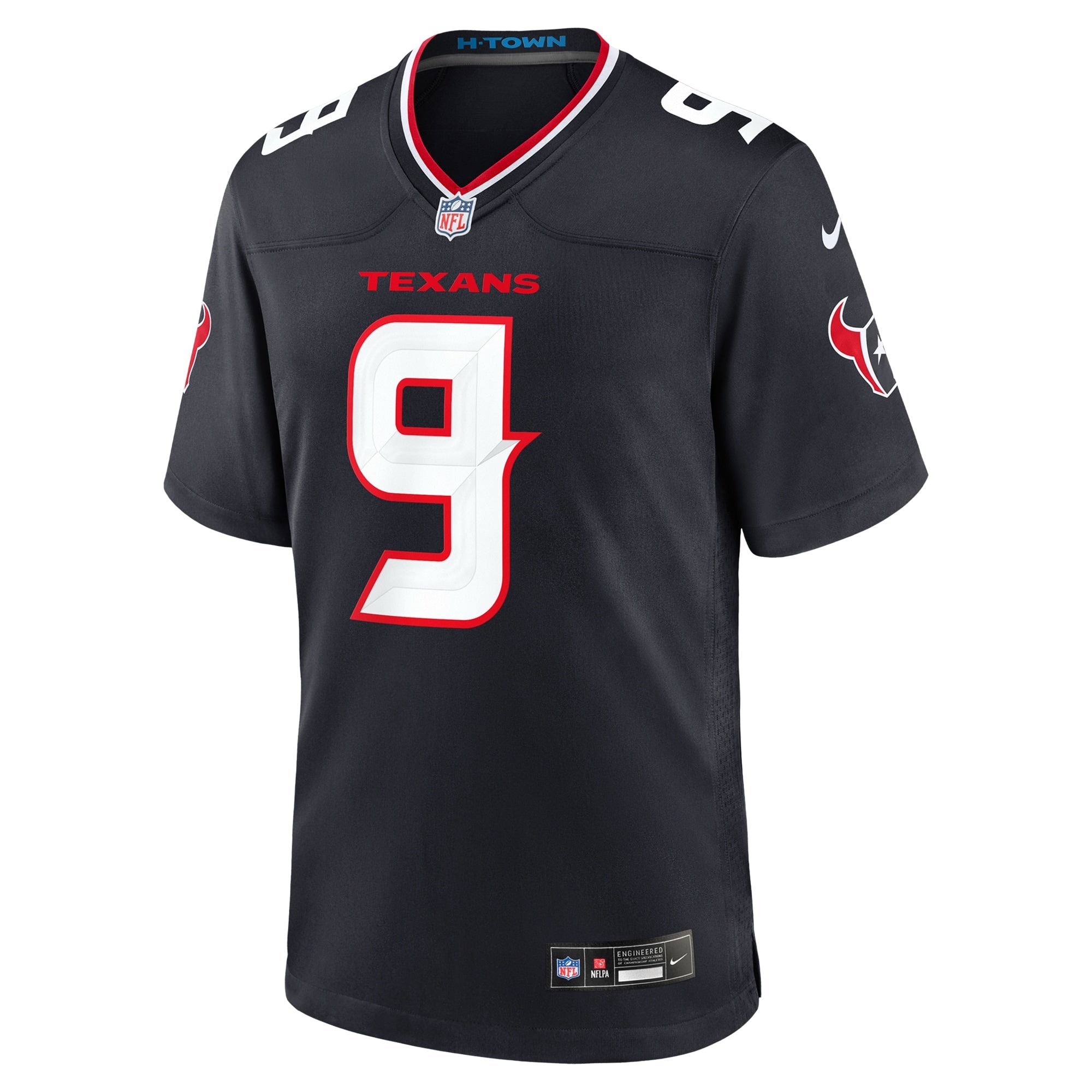 Houston Texans Brevin Jordan Navy Team Game Jersey