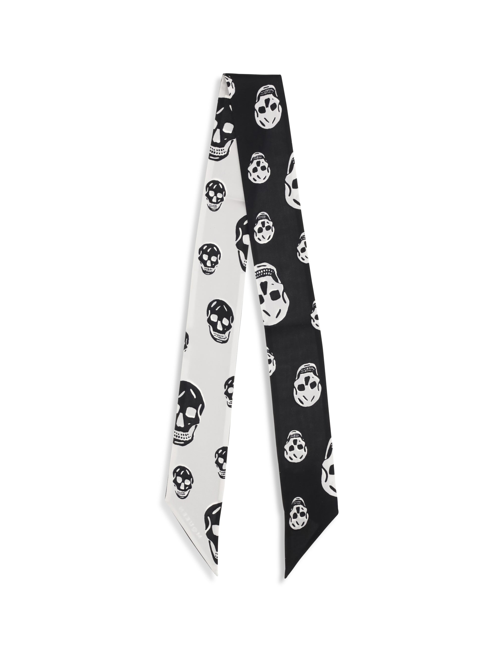 Alexander Mcqueen Women Skull Ribbon Scarf