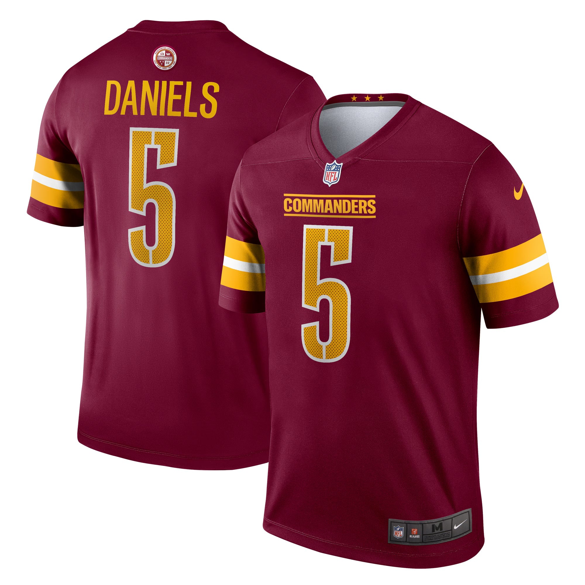 Washington Commanders Jayden Daniels Burgundy Legend Player Performance Top