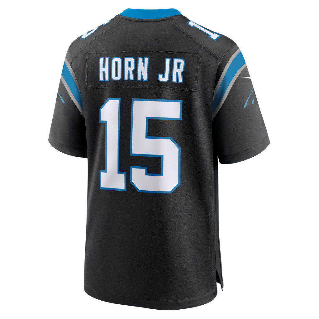 Carolina Panthers Jimmy Horn Jr Black Team Game Jersey