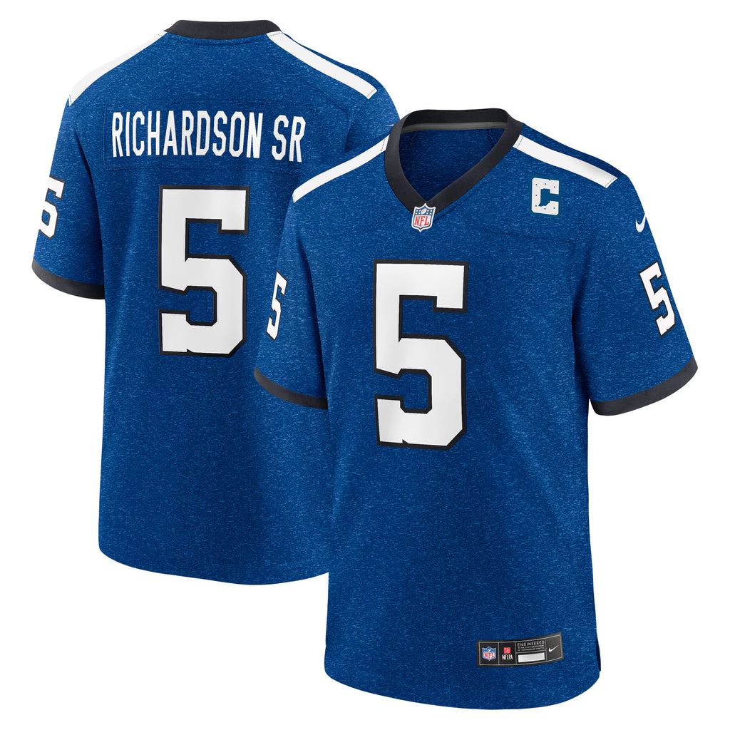 Indianapolis Colts Anthony Richardson Sr. Royal Alternate Indiana Nights Game Jersey