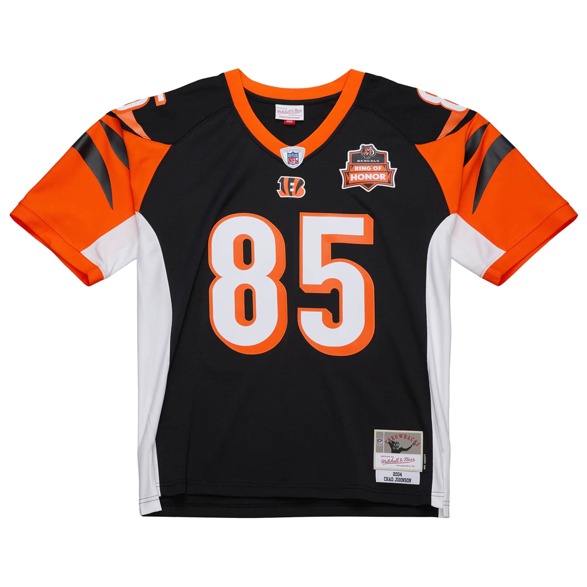 Cincinnati Bengals Chad Johnson Mitchell & Ness Black 2004 Legacy Replica Jersey