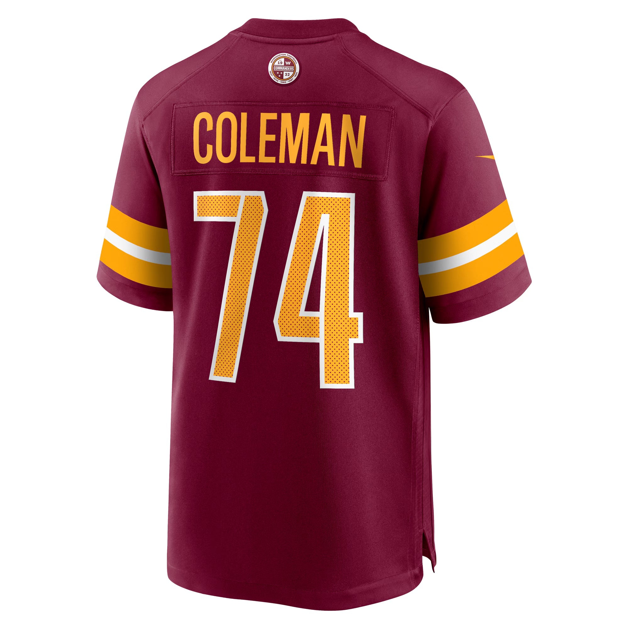 Washington Commanders Brandon Coleman Burgundy Game Jersey