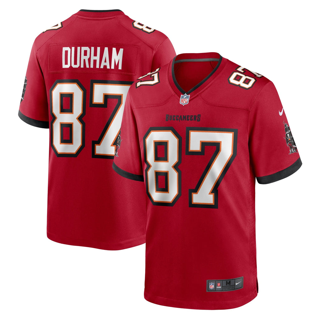 Tampa Bay Buccaneers Payne Durham Red Game Jersey
