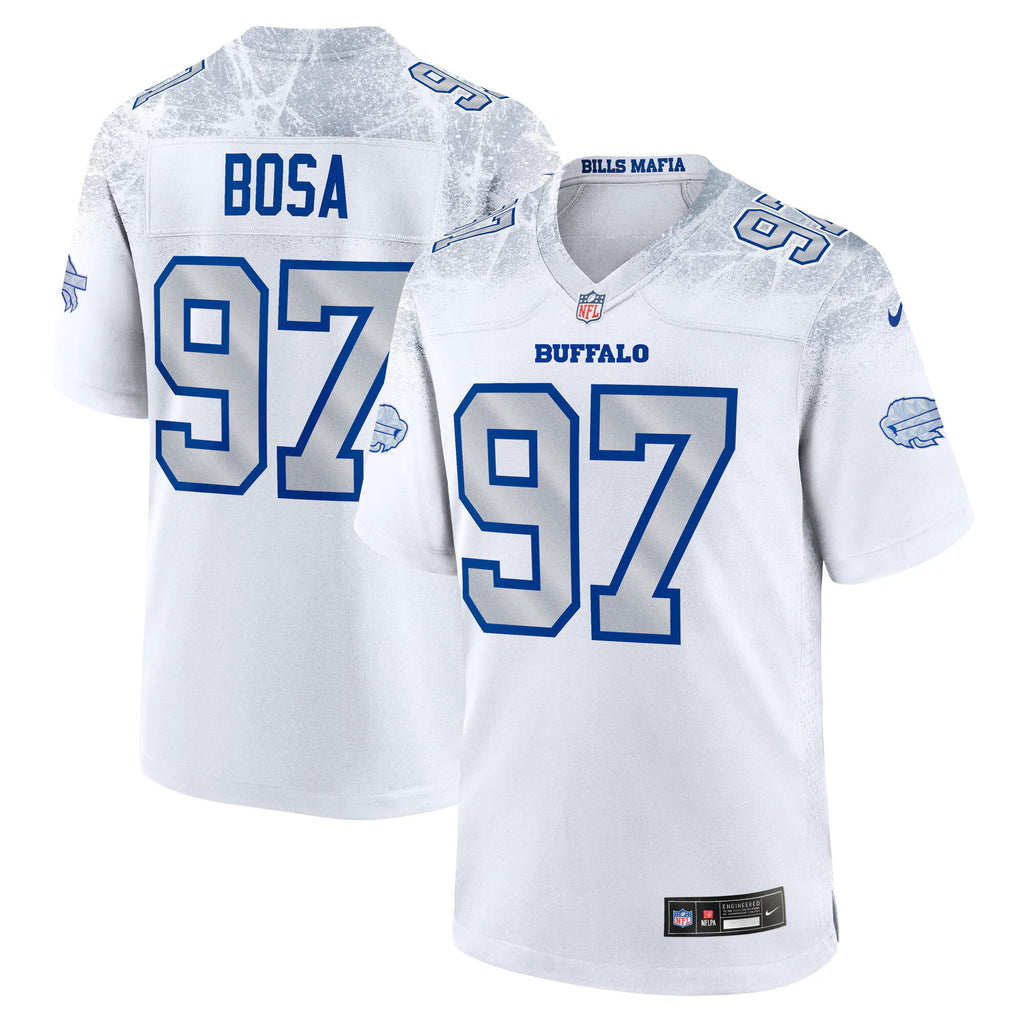 Buffalo Bills Joey Bosa White 2025 Rivalries Collection Game Jersey