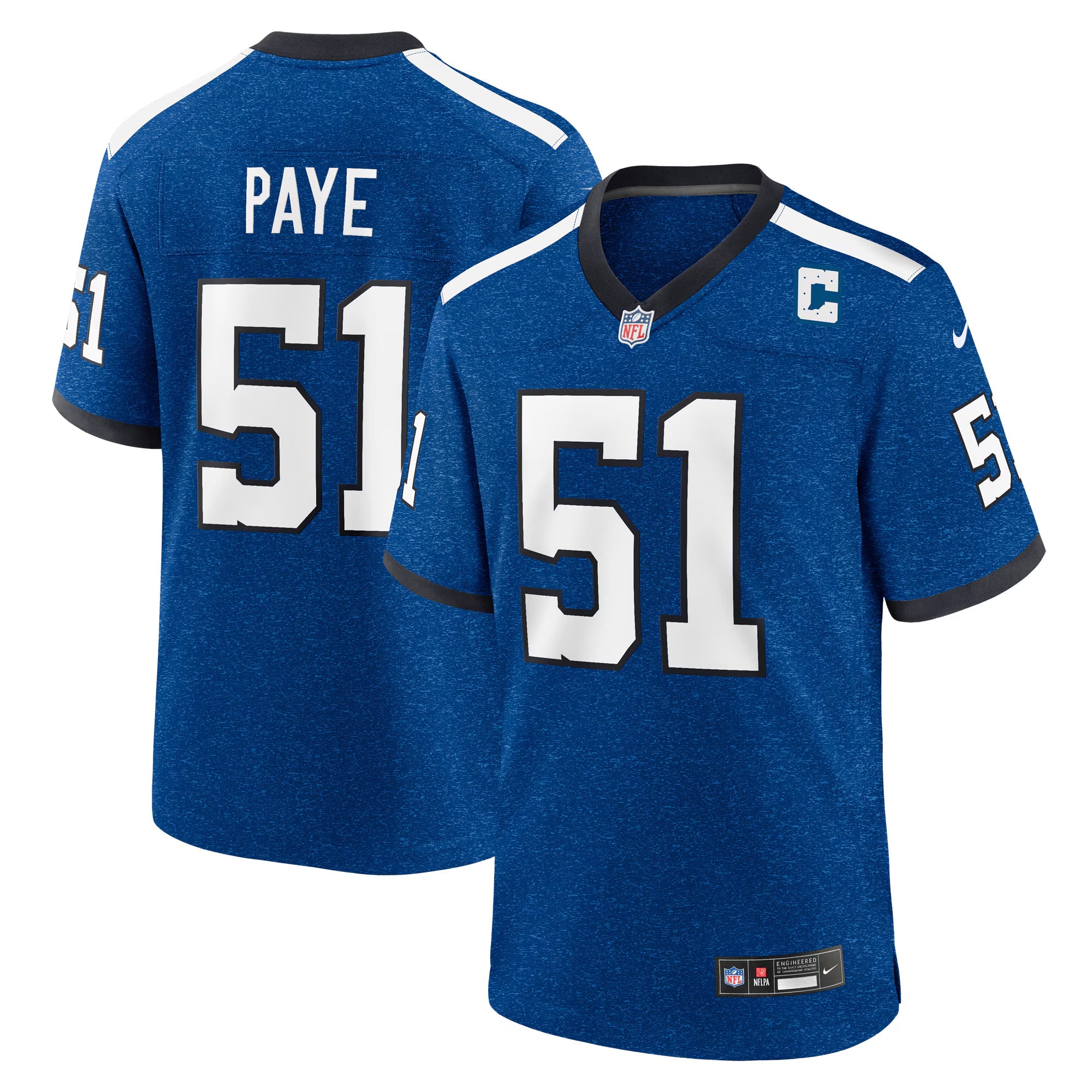 Indianapolis Colts Kwity Paye Blue Alternate Game Jersey
