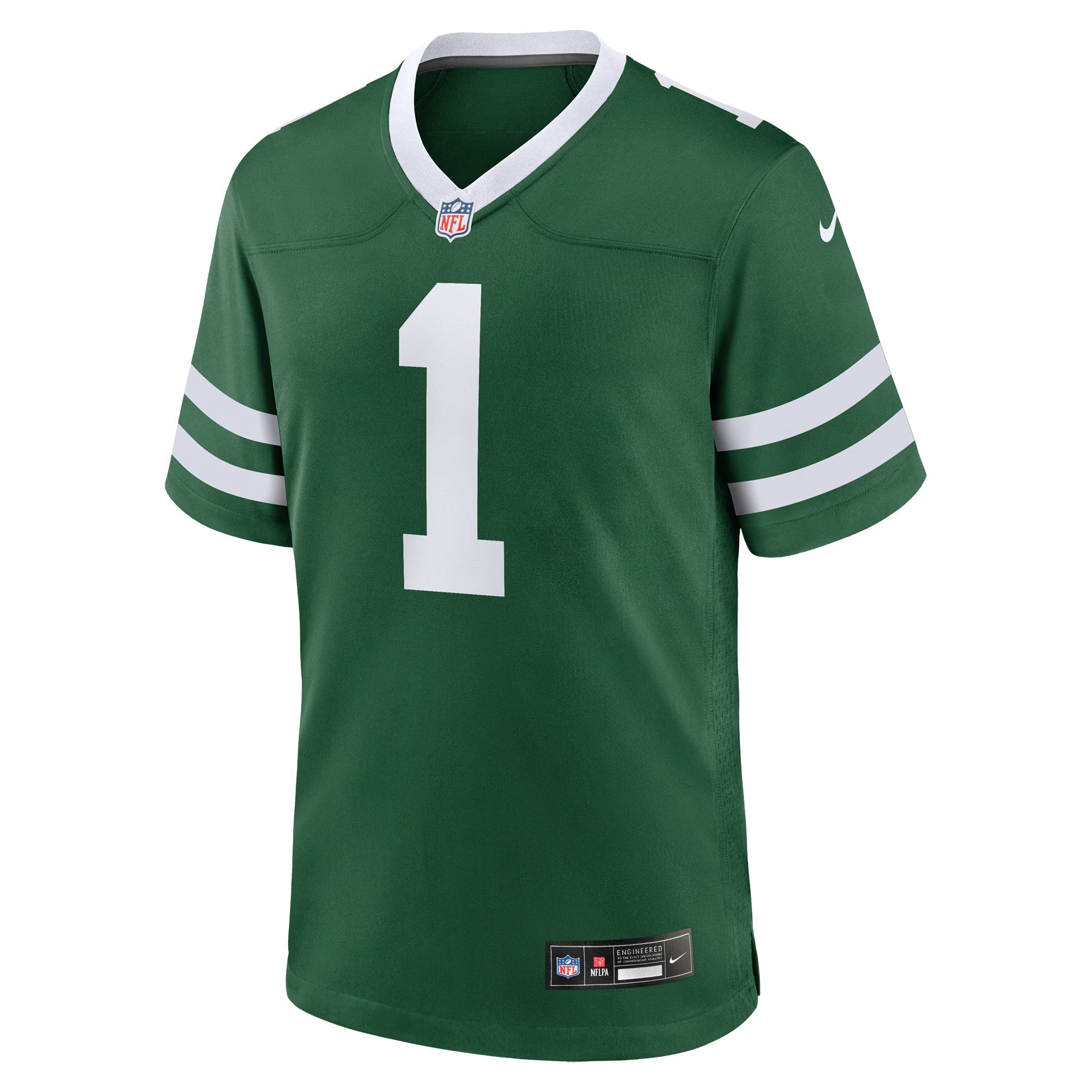 New York Jets Legacy Green #1 Dad Game Jersey