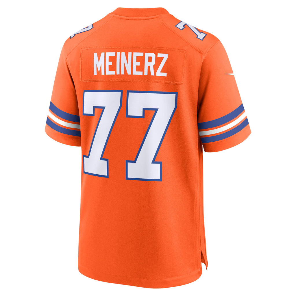 Denver Broncos Quinn Meinerz Orange Alternate Game Jersey