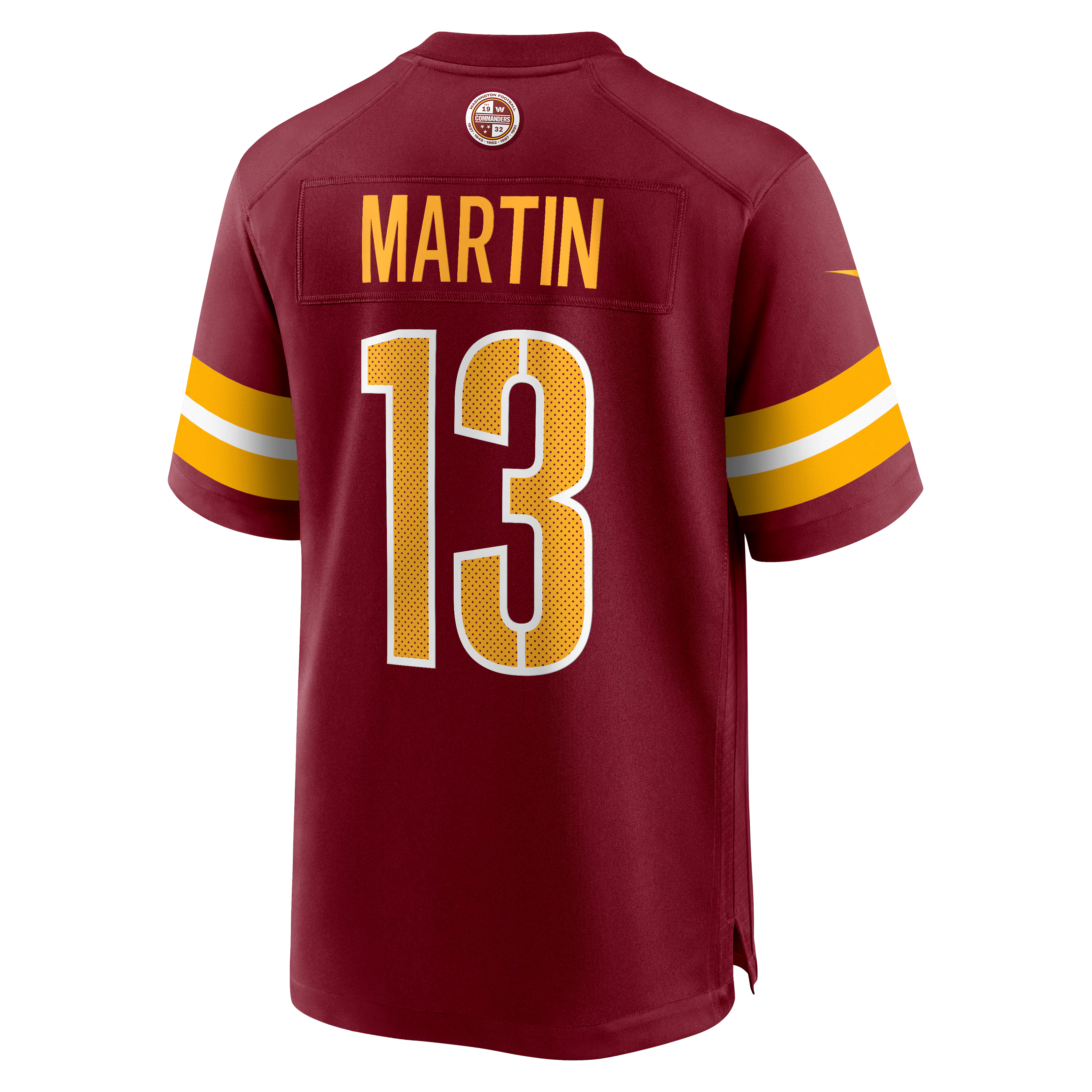 Washington Commanders Tay Martin Burgundy Team Game Jersey