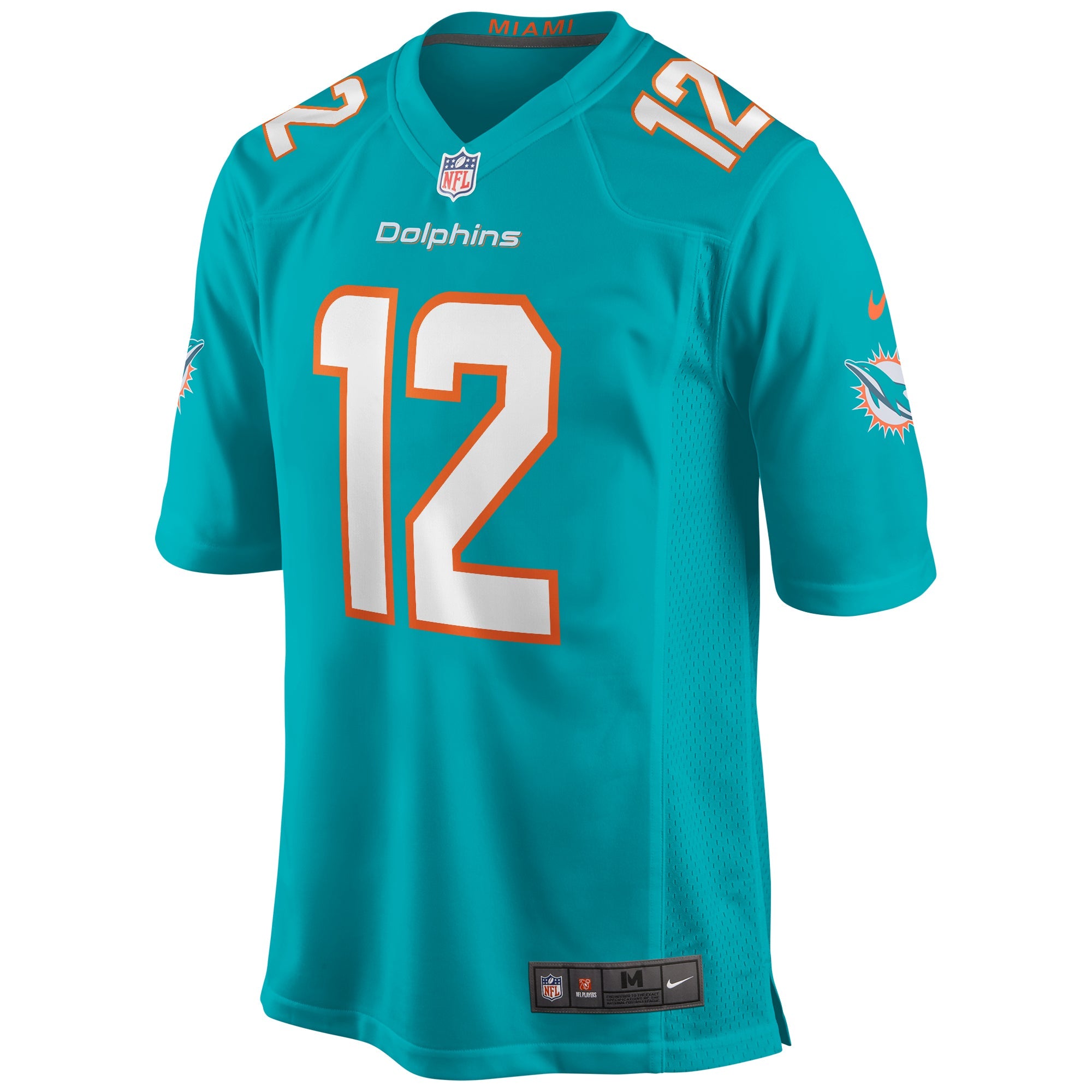 Miami Dolphins Bob Griese Aqua Game Retired Player Jersey
