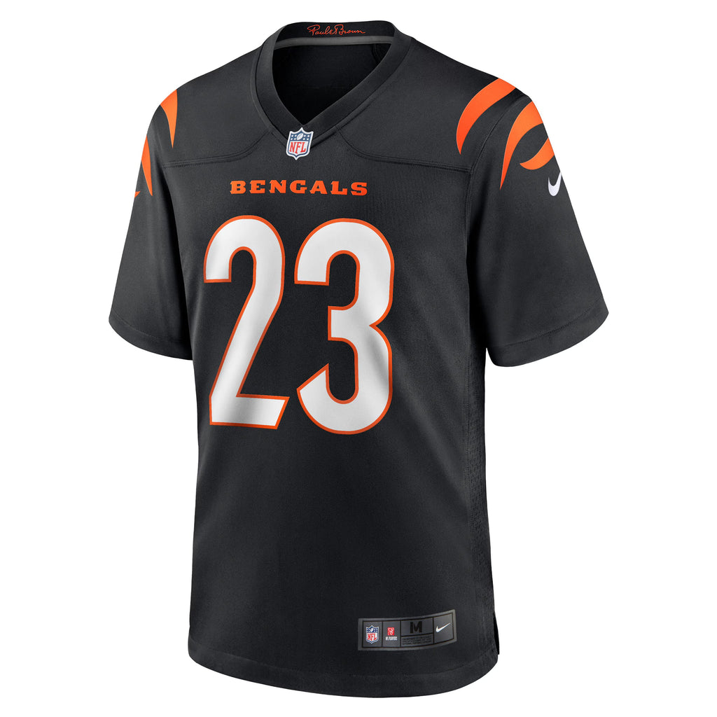 Cincinnati Bengals Daxton Hill Black Player Game Jersey
