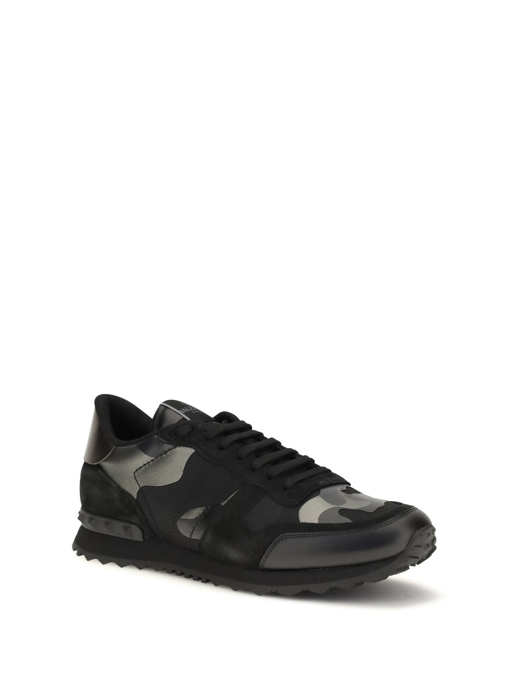 Valentino Garavani Men Rockrunner Camouflage Laminated Sneakers