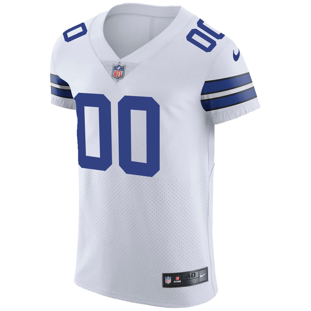 Dallas Cowboys White Vapor Untouchable Custom Elite Jersey