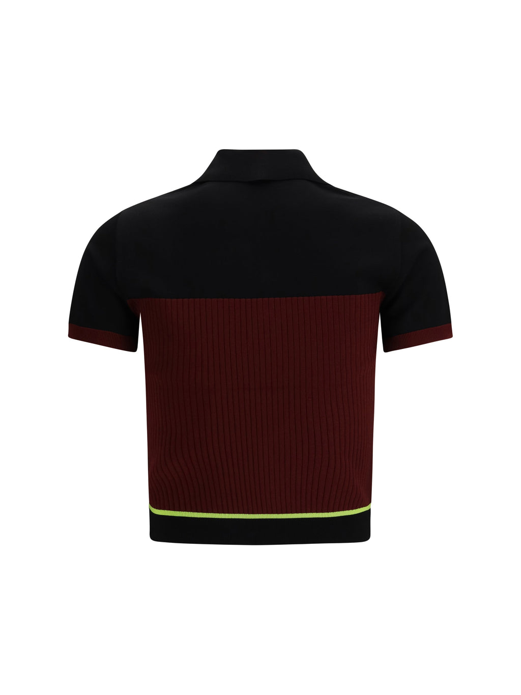 Casablanca Women Striped Short-Sleeve Polo Shirt