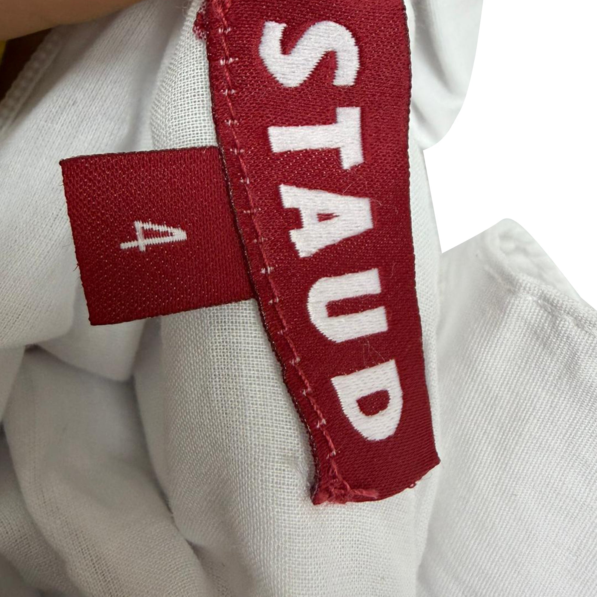 Staud Mini Teresa Dress in White Cotton