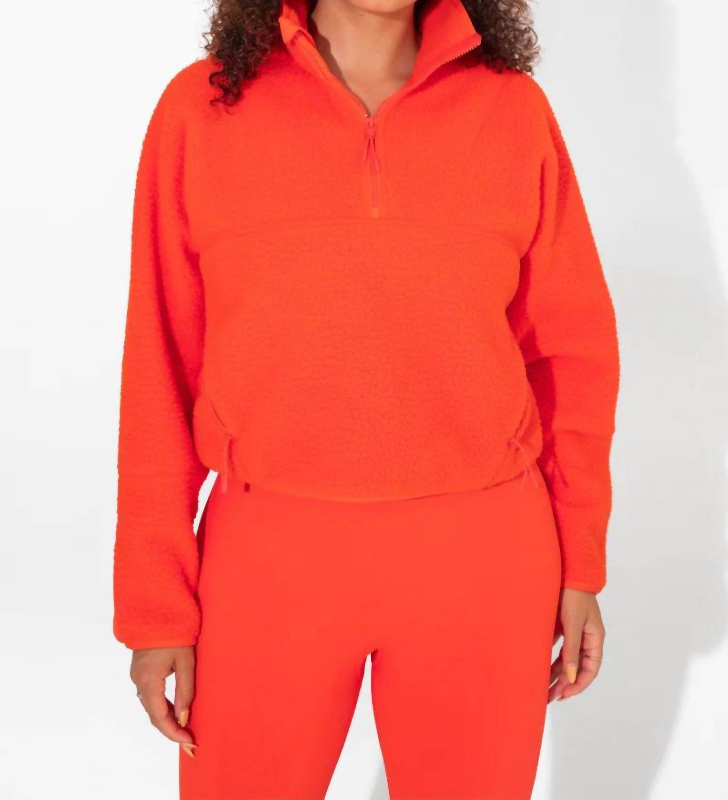 Pieper Quarter-Zip Fleece Jacket In Spritz