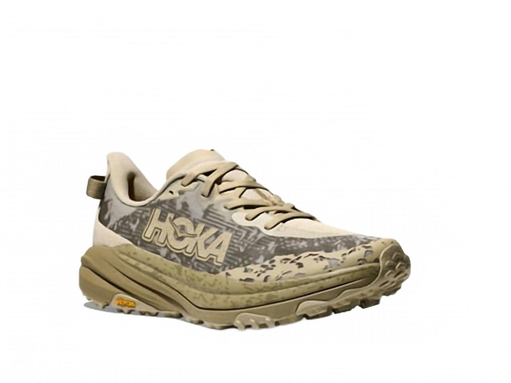 Men's Speedgoat 6 Trail Shoes In Oyster Mushroom Wild Mushroom