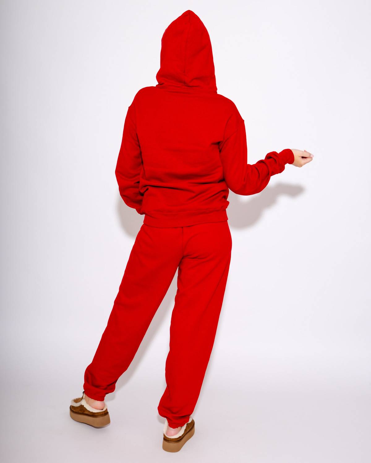 Better Not Pout Sweatpant In Red
