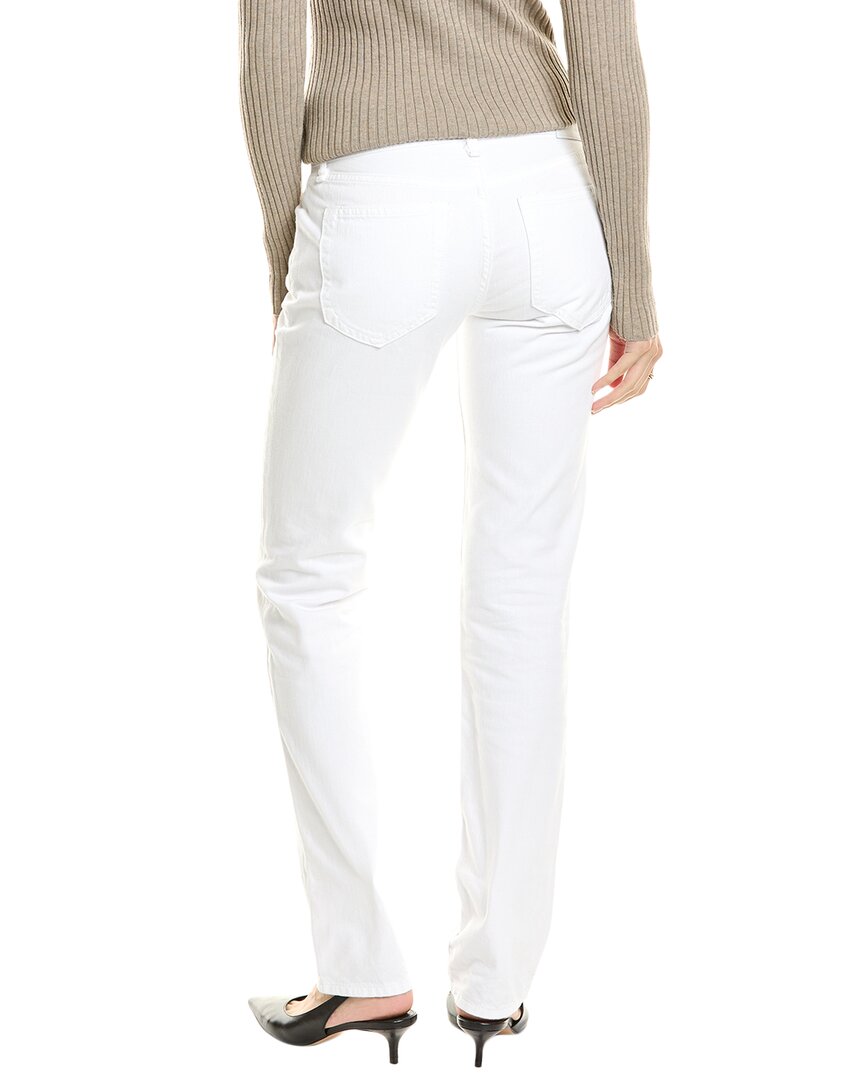 rag & bone Piper Bright White Low-Rise Straight Jean