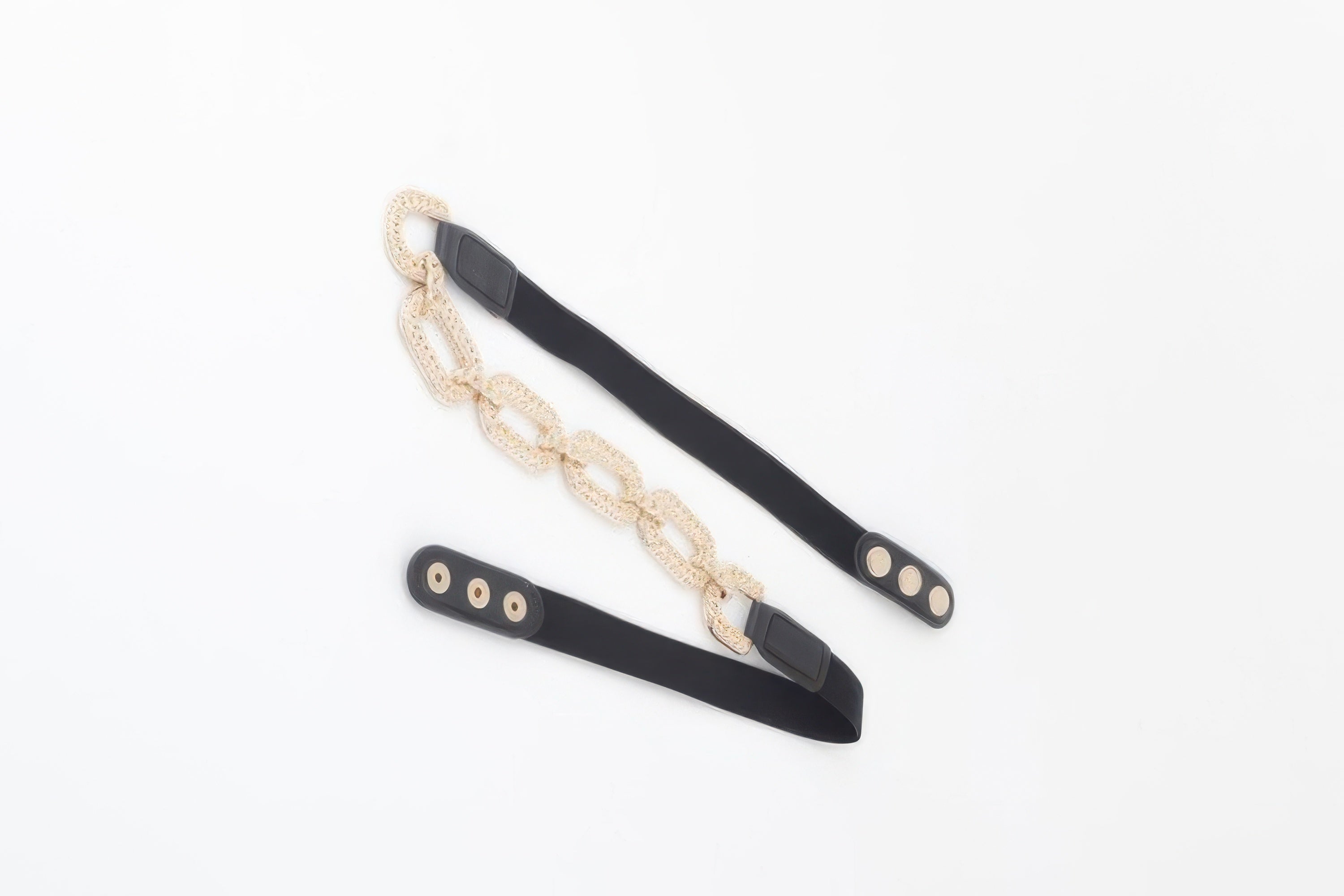 Metal Linked Buckle Elastic Belt