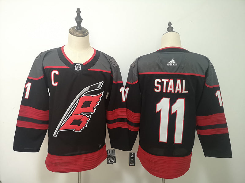 Men's Carolina Hurricanes Jordan Staal #11 Black Home Breakaway jersey