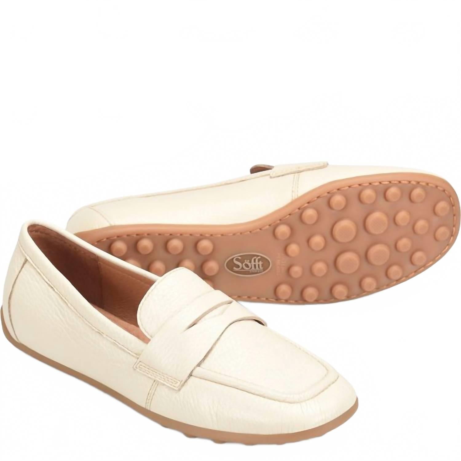 Women's Allie Penny Loafer In Cream