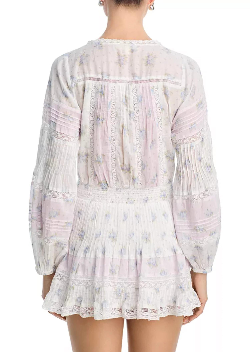 Winfrey Mini Dress In Lilac Vanilla
