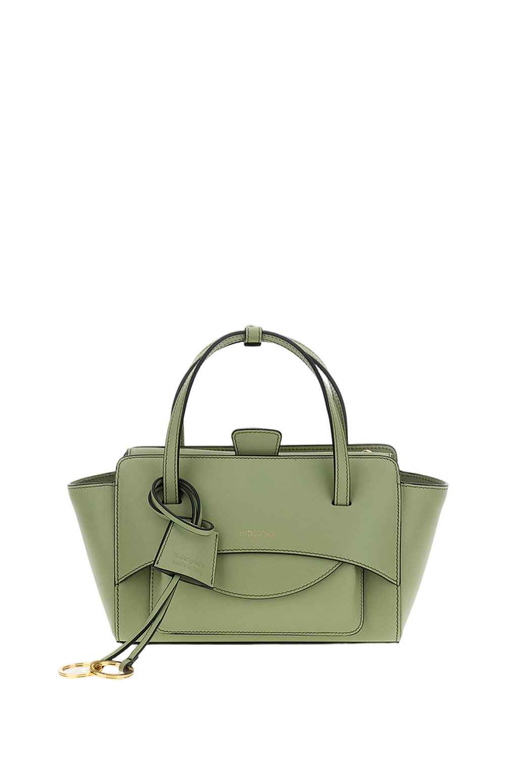 Green Flap S Leather Crossbody Bag