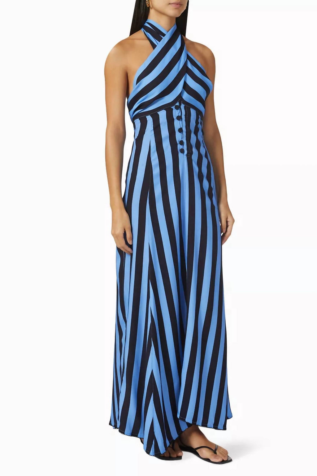 Beck Menfis Stripe Multi Wear Dress In Blue