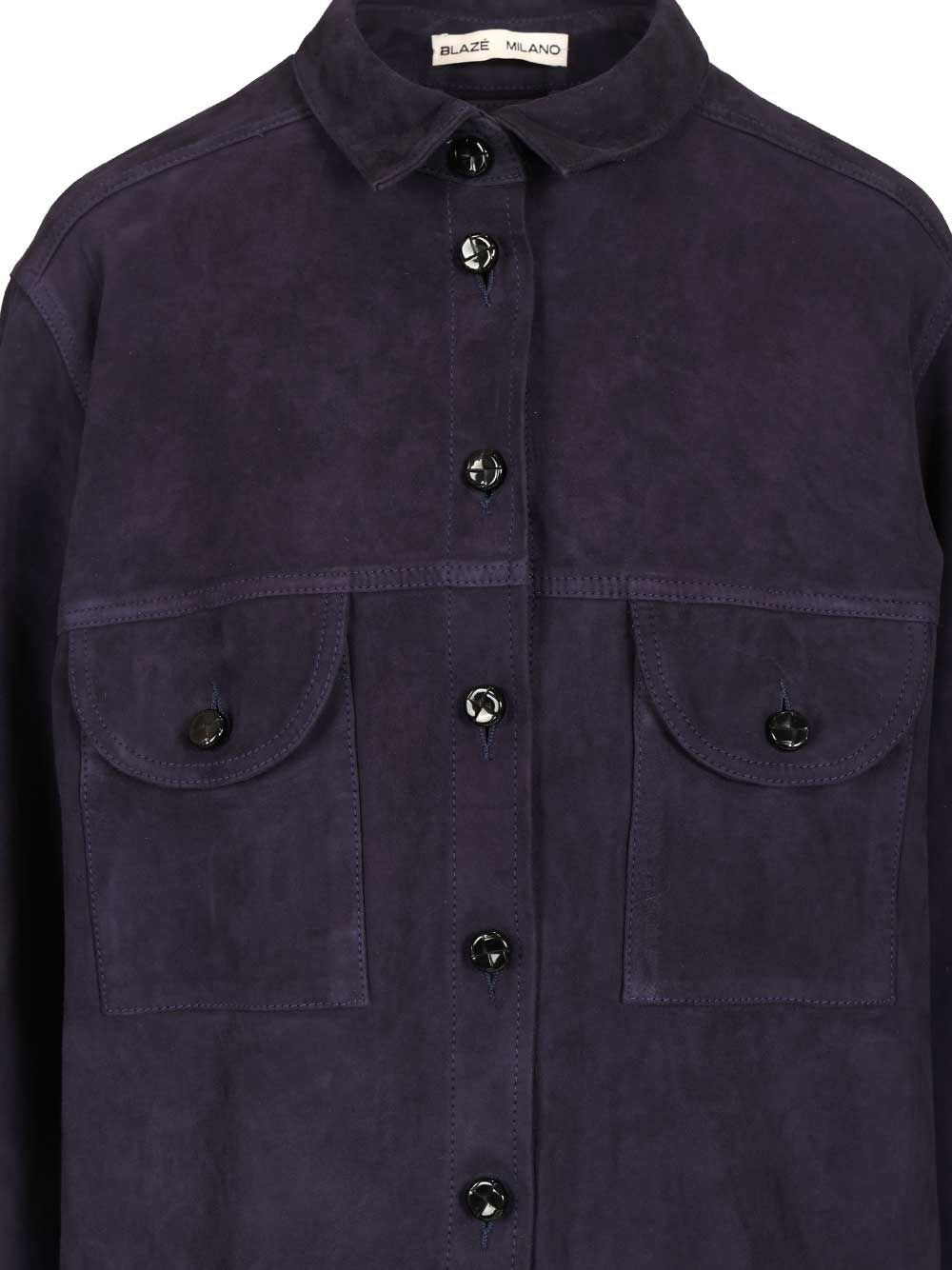 Blazé Milano Women Viva Berber Suede Shirt