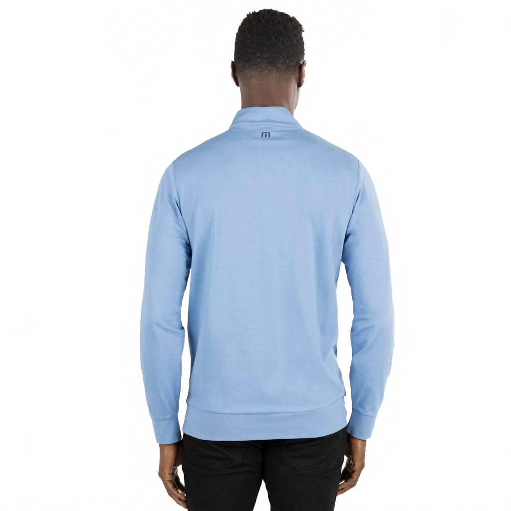 Heritage Quarter Zip Jacket In Heather Riviera