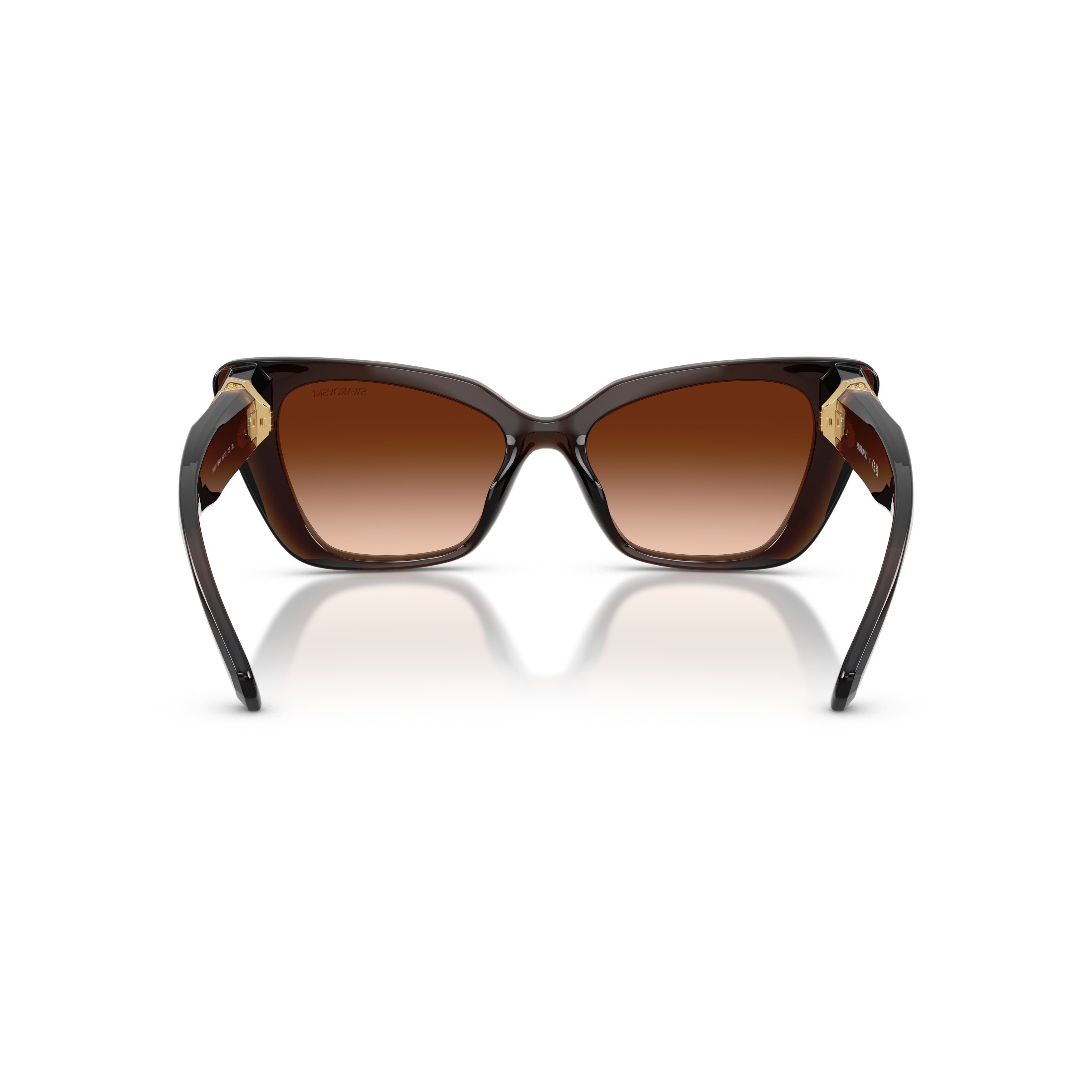 0Sk6047 Bold Cat-Eye Sunglasses with Gradient Lenses
