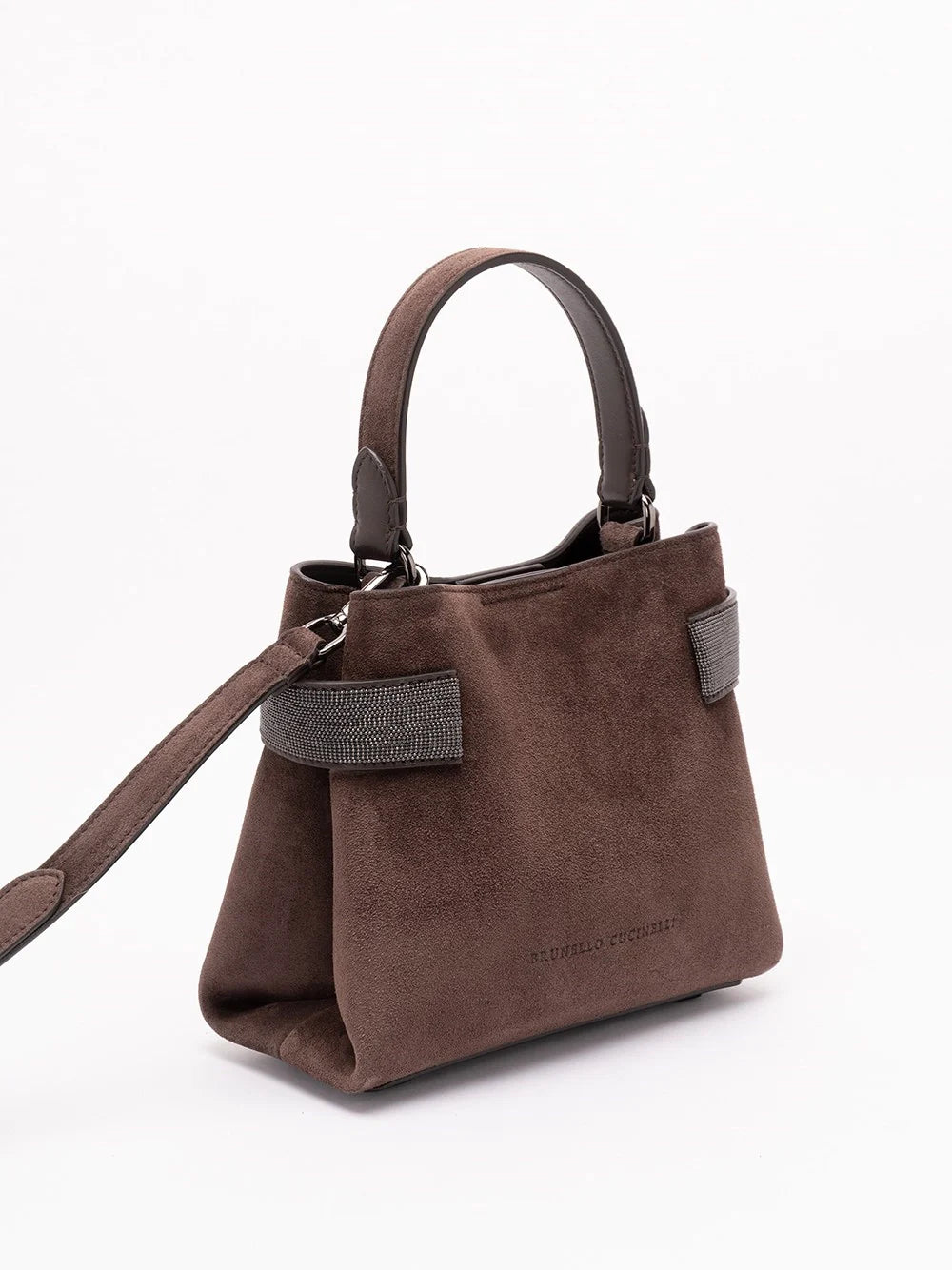 Brunello Cucinelli Women Small Soft Velour Crossbody Bag
