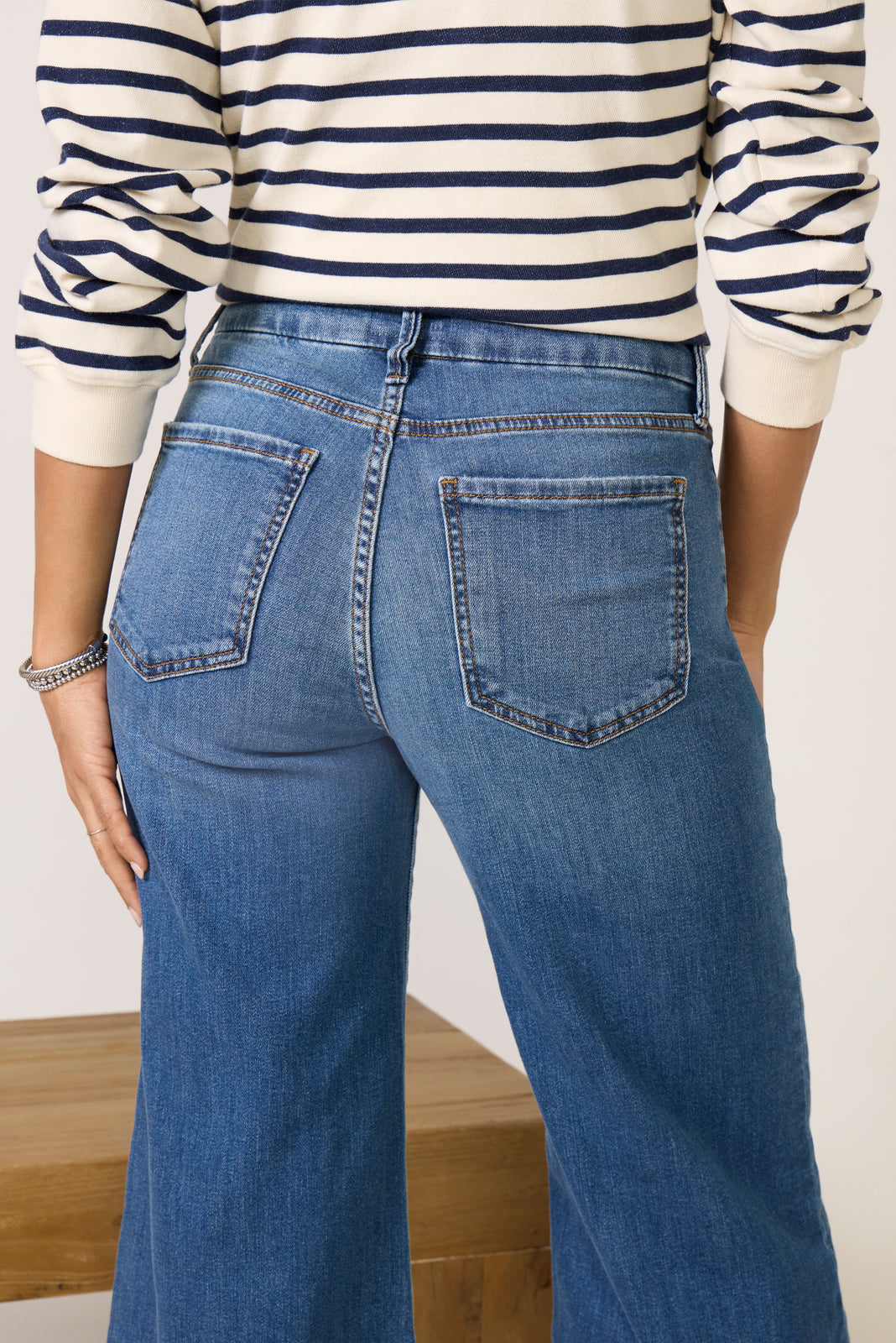Women's Meg High Rise Wide Leg Jeans