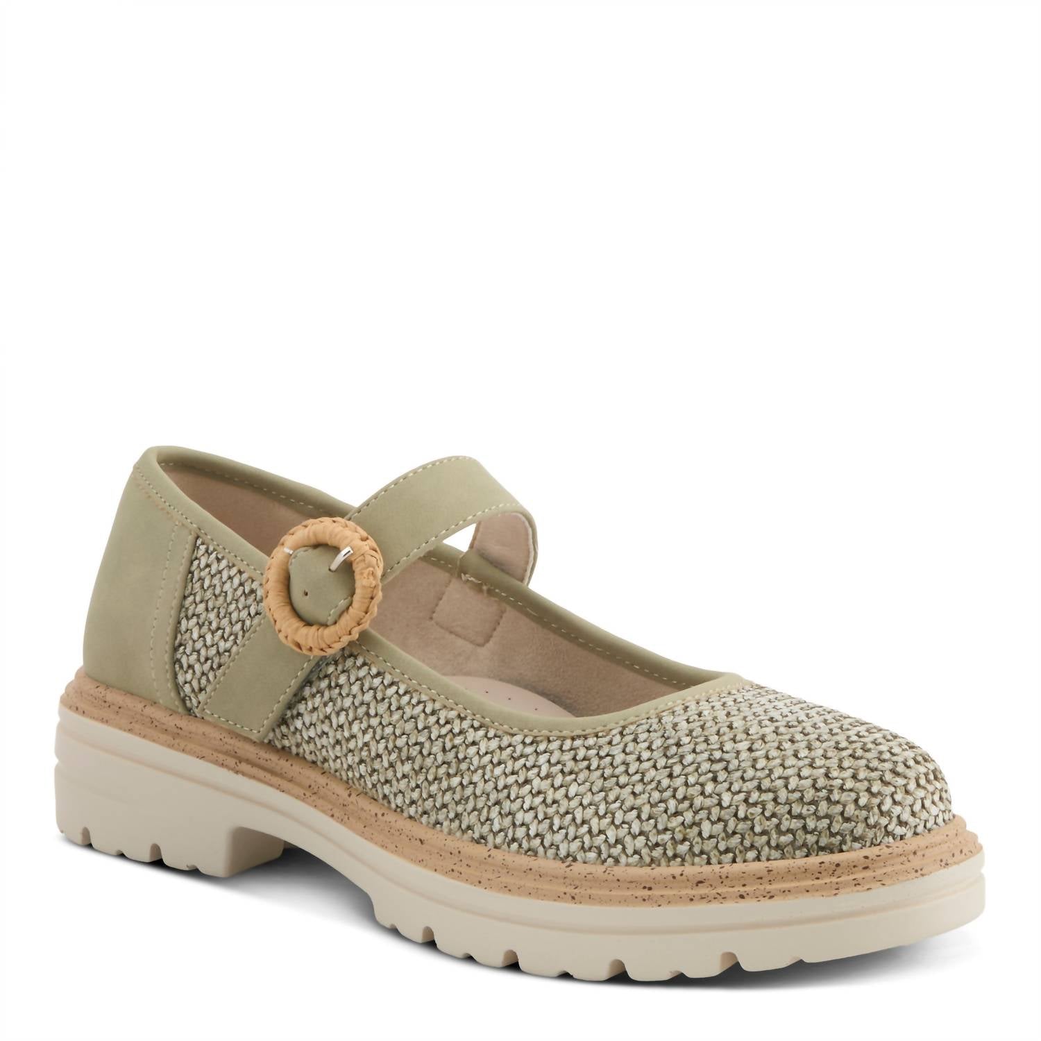 Women's Demure Mary Jane Shoes In Green