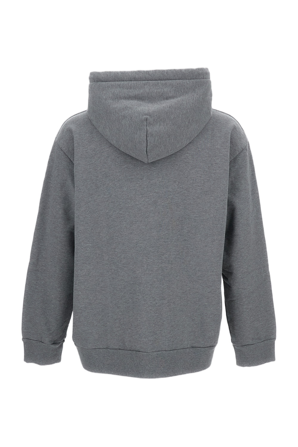 Boxy Fit Cotton Hoodie With Drawstring Hood And Kangaroo Pockets
