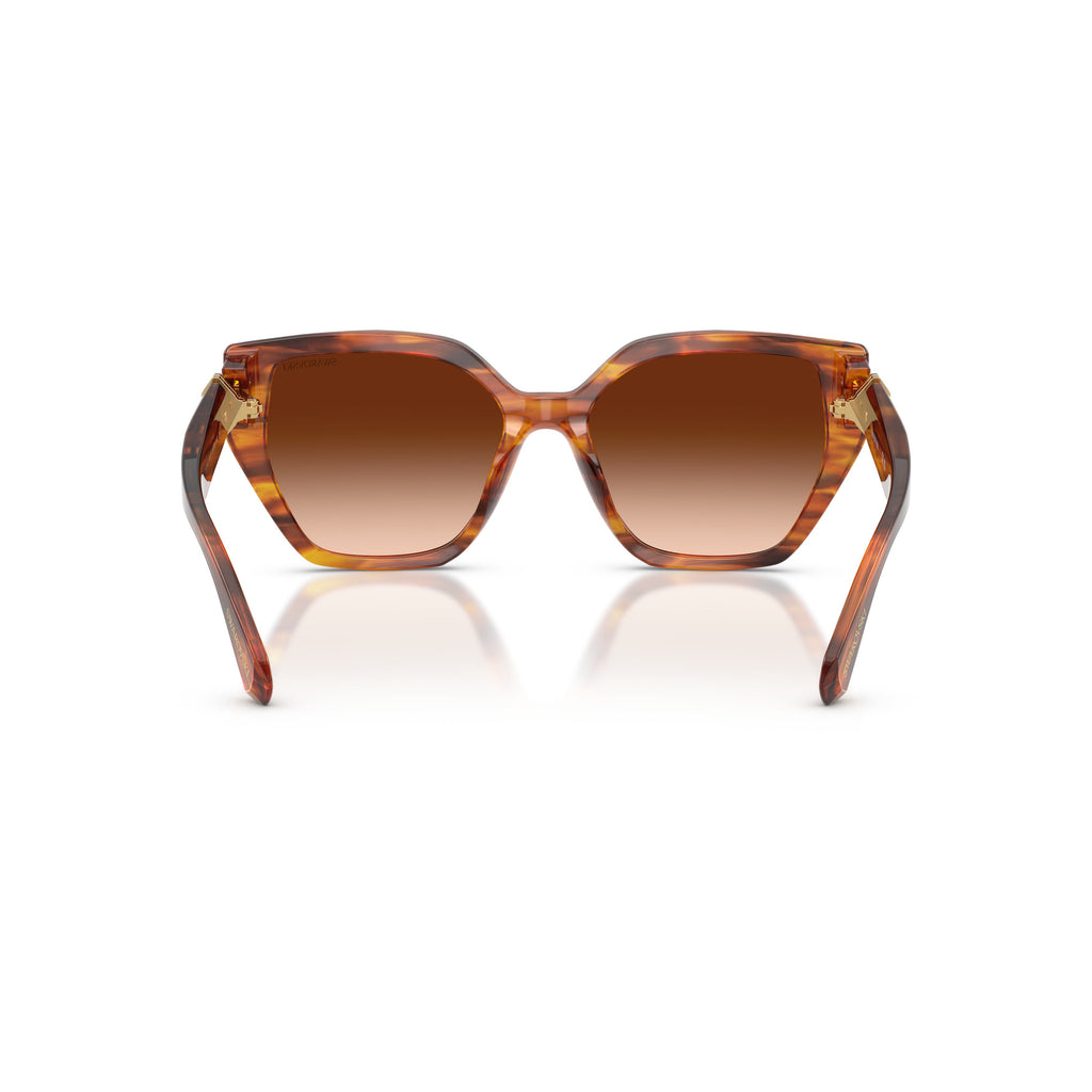 0Sk6044U Oversized Geometric Sunglasses with Tortoiseshell Acetate