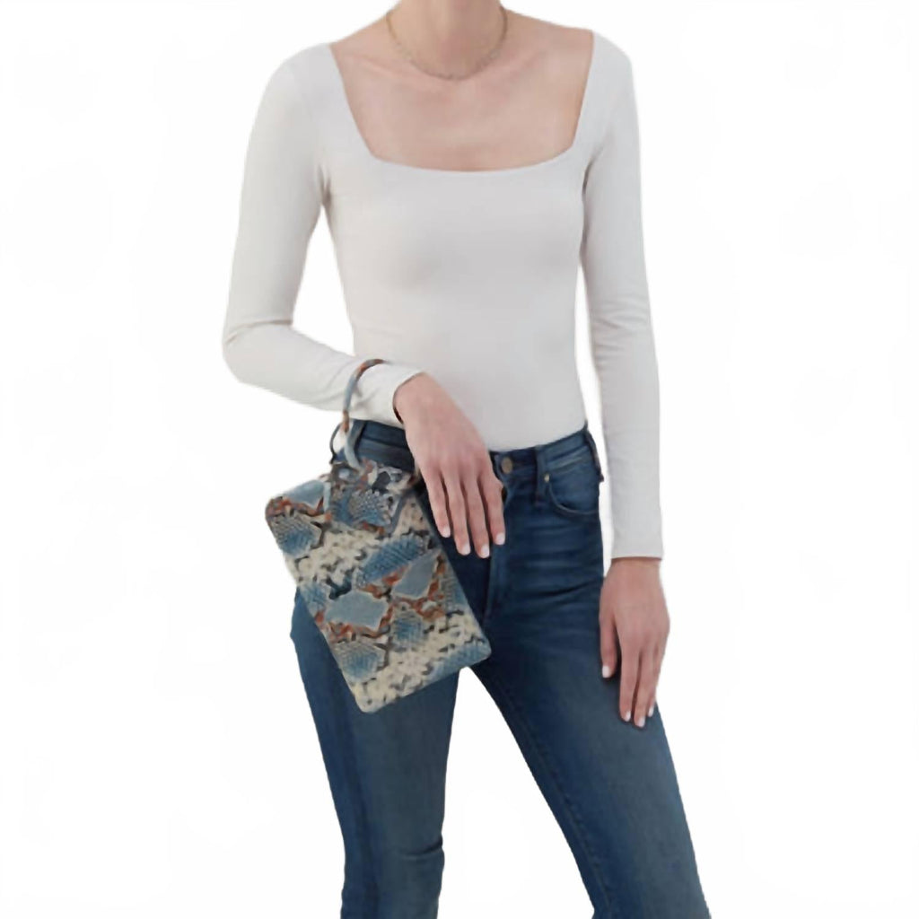 Women's Sable Clutch Bag In Blue Tempest