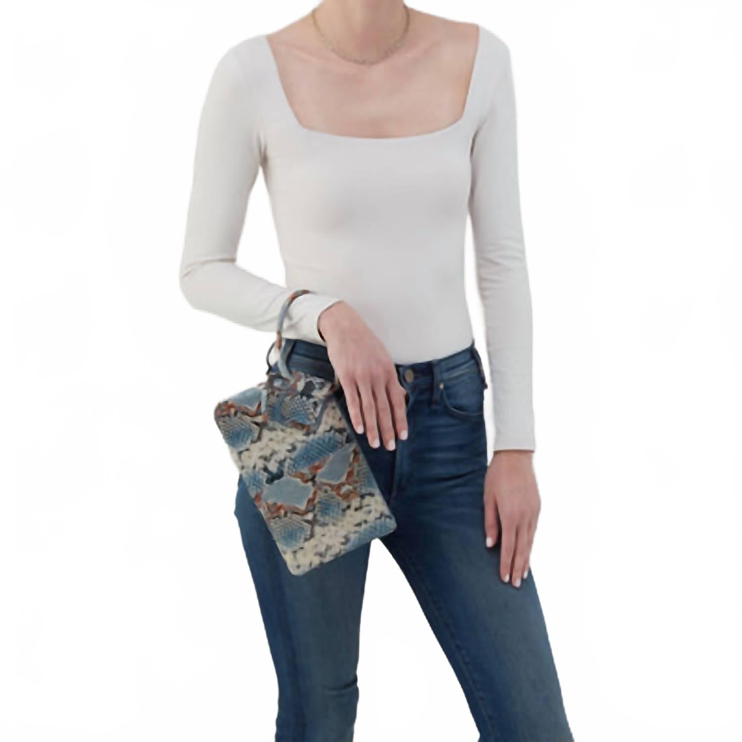 Women's Sable Clutch Bag In Blue Tempest