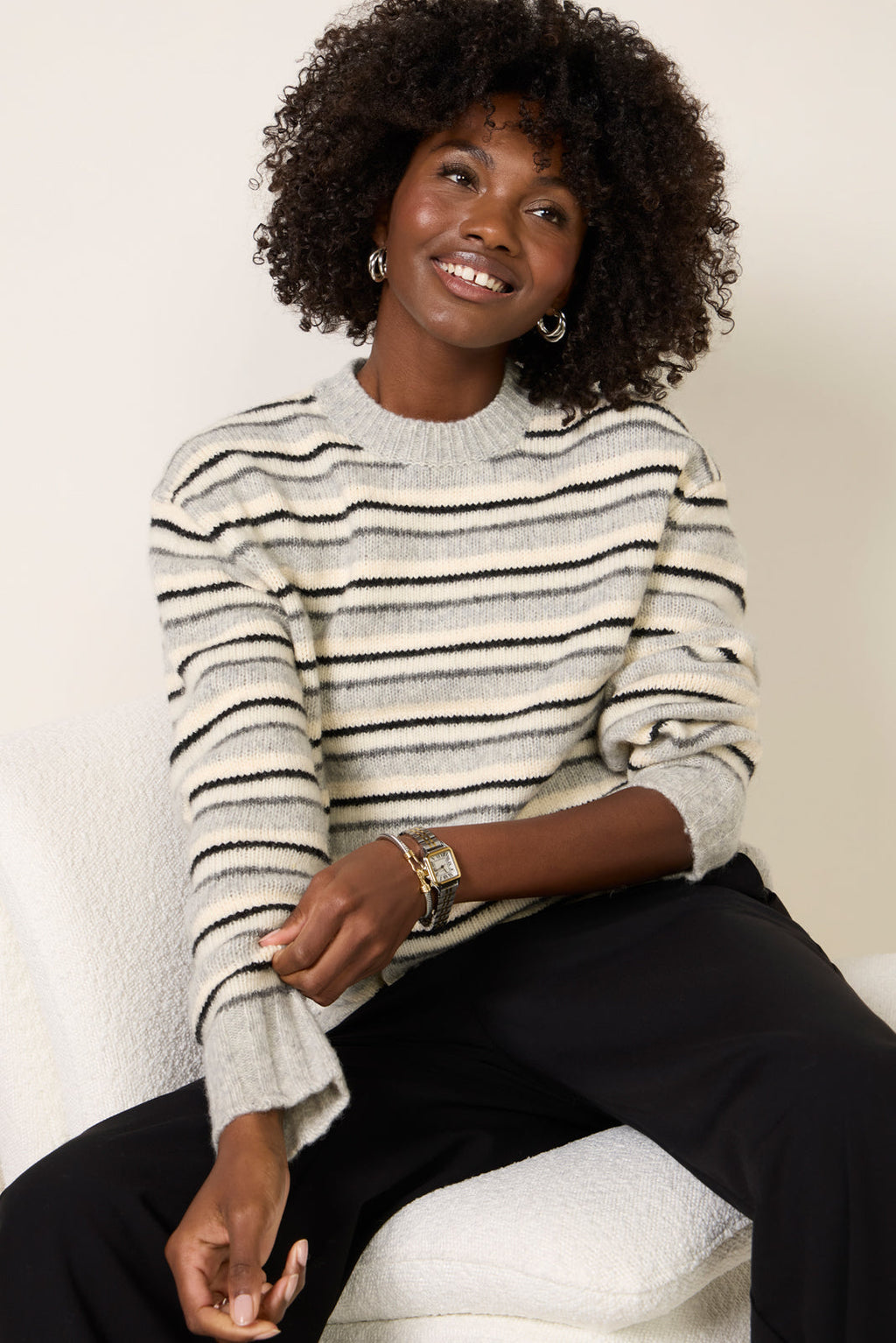 Women's Hanna Stripe Sweater Top