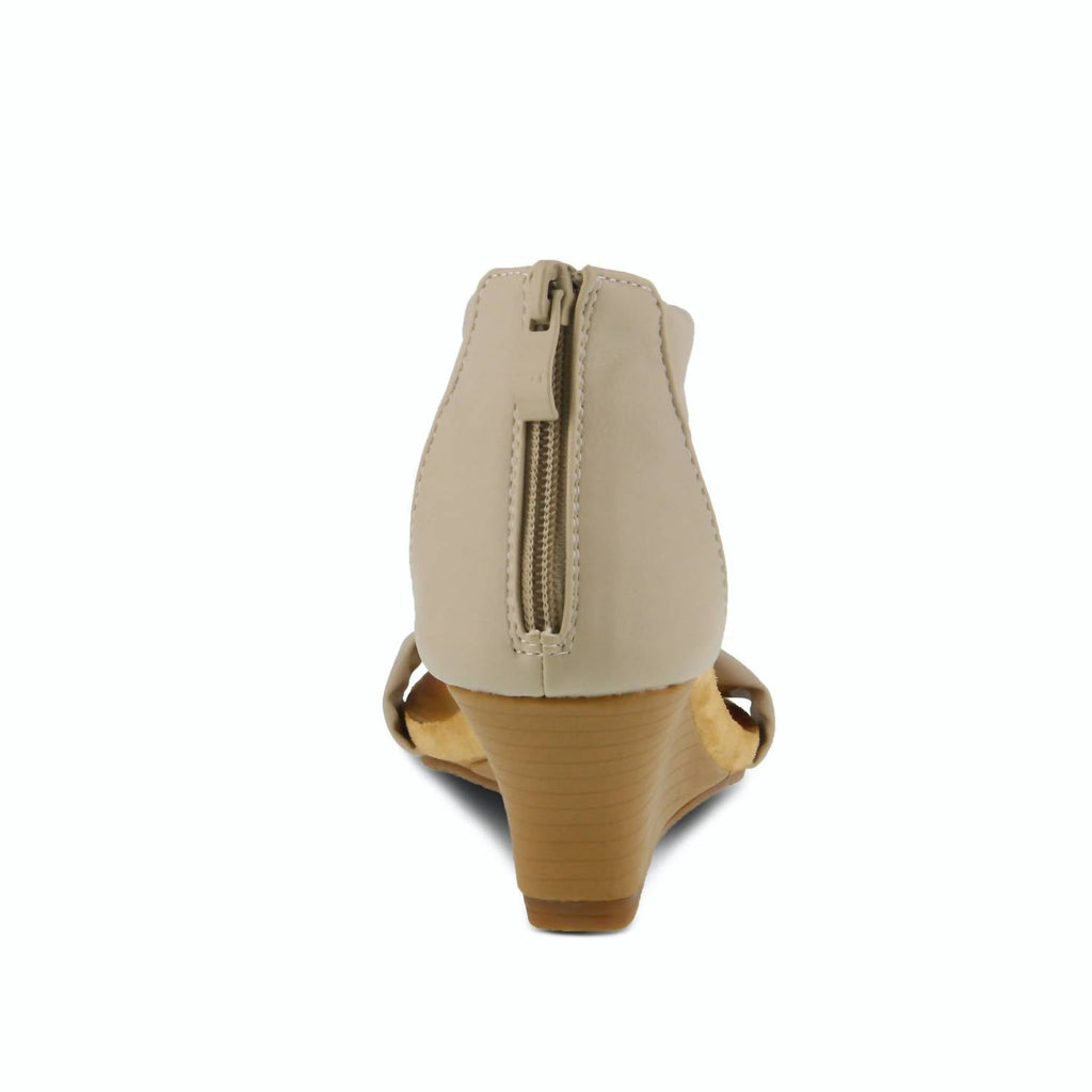 Women's Harlequin Wedge Sandal In Beige