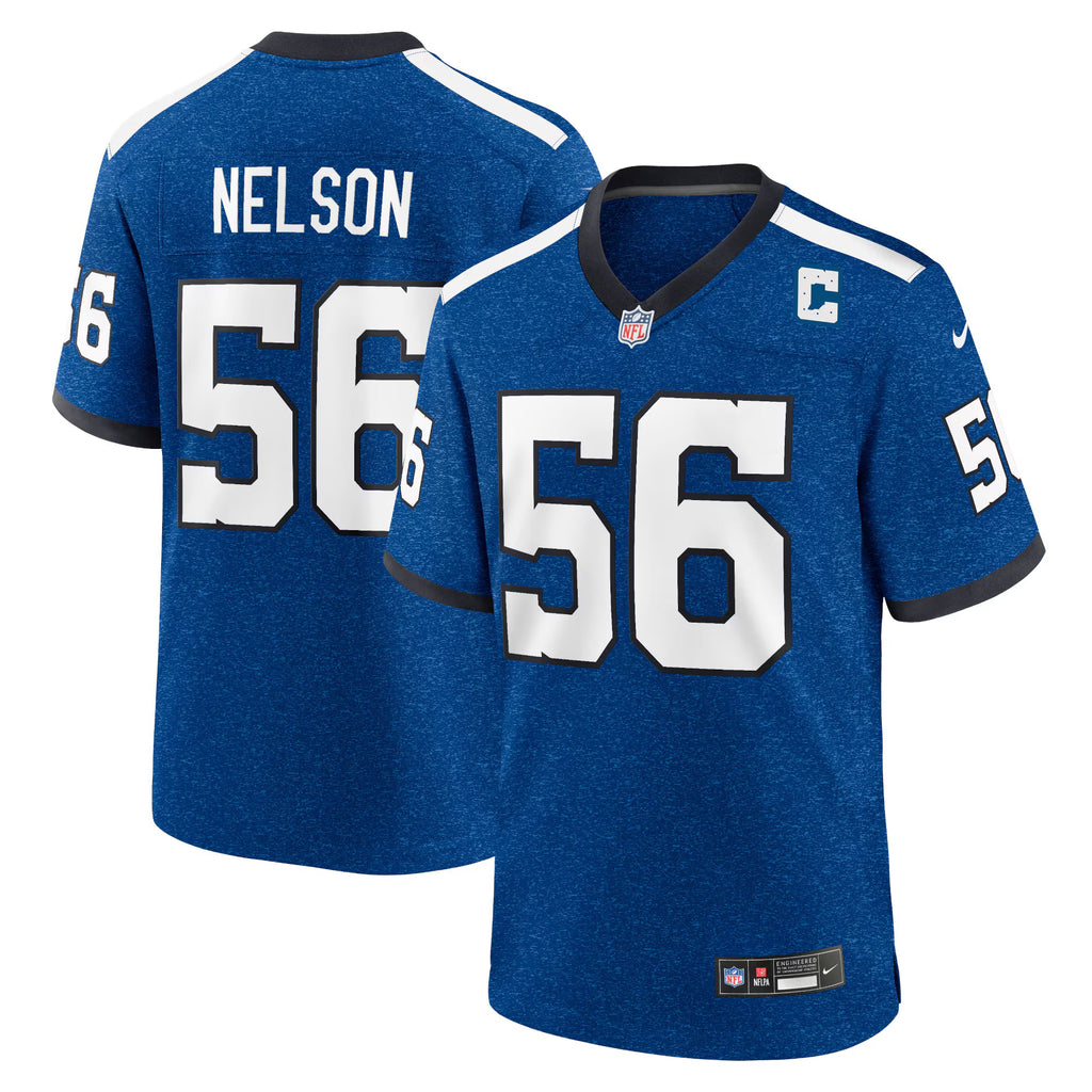 Indianapolis Colts Quenton Nelson Royal Indiana Nights Alternate Game Jersey