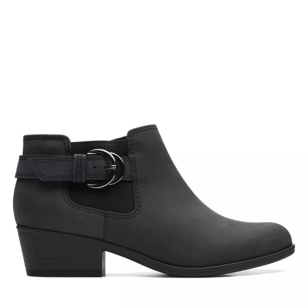 Women's Adreena Field Ankle Boots In Black Leather
